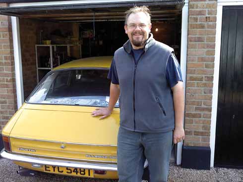 1010edLives3 Classic cars are Jon’s hobby; he is only the third owner of this 1978 Austin Allegro