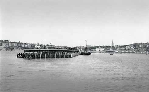 311edBOURNEMOUTH4 Bournemouth pier as viewed from the sea at the turn of the 20th century