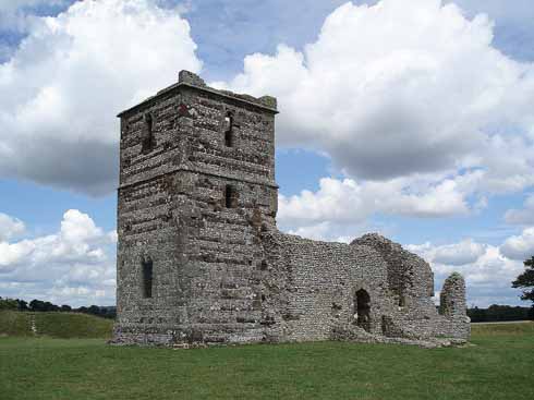 711edFACEOF2 Knowlton Church: the unique church within a henge