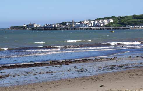 711edSwanage3 Swanage looking south to the pier head and sailing club, which are overlooked by modern developments