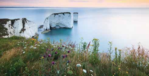‘This is my best-selling Old Harry shot by a mile, but it’s so rare to see the foliage and flora, it’s often quite threadbare. This is a good viewpoint for summer sunrises, in the winter you’d have a job to get the sun in the same shot.’