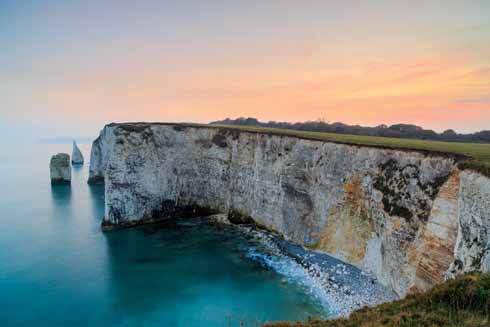 Shot from the same place as the Old Harry shot, this summer sunset shot is one of the few in Purbeck – indeed Dorset – where you can get a westward-looking sunset shot with sea in it