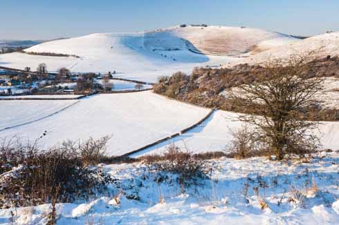 Shaftesbury is said to be an overcoat colder than Gillingham; Melbury Beacon is at least an overcoat colder than Shaftesbury when the wind whips in on a snowy day