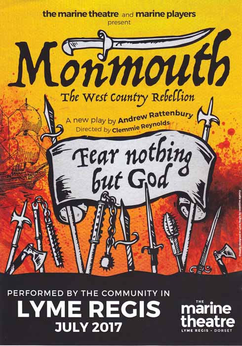 Coming this summer – Monmouth: The West Country Rebellion, a community play for Lyme Regis directed by Clemmie Reynolds