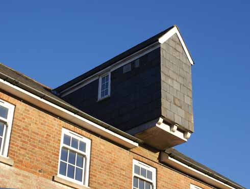 One would do well to forget the overhang when making use of this cantilevered section of top storey accommodation in what was the Old Granary. As this section used to house a hoist for hauling up sacks of grain from the ground below, it will in fact be incredibly well supported.