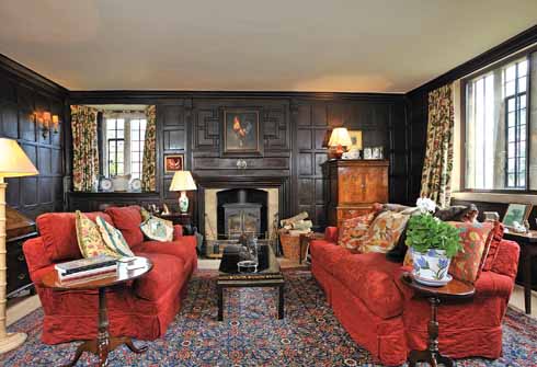 This charming small room at the north end of the Great Hall may have been a parlour in the Longs’ original 15th-century house
