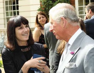 Catherine Meyer (left) will be talking about her unauthorised biography of HRH Prince Charles