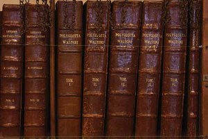 The Polyglotta Waltoni and a volume of the Lexicon Heptaglotton