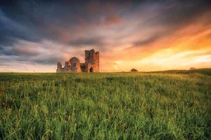  Knowlton Church, late evening in early June.  Emily had been driving around and it had been bucketing down with rain for a while, but I held out hope that there would be a decent sunset and I felt that the stormy clouds added interest to what is already a magical place.'